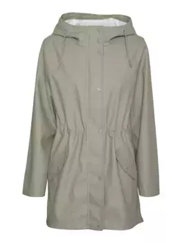 Дождевик Vero Moda "VMMALOU COATED JACKET", с капюшоном, цвет Abbey Stone