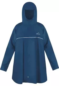 Дождевик WASSERDICHTER REGENPONCHO MIT RMELN UND KAPUZE- REFLEKTIERENDE normani Outdoor Sports, темно-синий