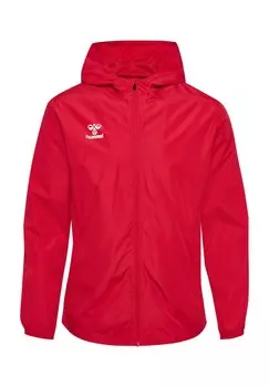Дождевик/водоотталкивающая куртка ESSENTIAL ALLWEATHER Hummel, цвет true red