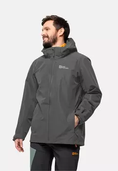 Дождевик/водоотталкивающая куртка FERNBLICK Jack Wolfskin, цвет slate