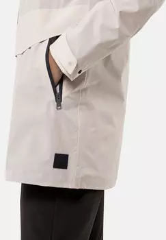 Дождевик/водоотталкивающая куртка MAINKAI Jack Wolfskin, кремовый