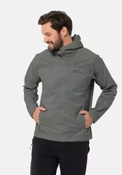 Дождевик/водоотталкивающая куртка PRELIGHT 2 5 Jack Wolfskin, цвет gecko green