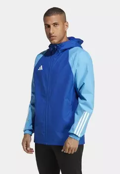 Дождевик/водоотталкивающая куртка TIRO 23 COMPETITION adidas, синий