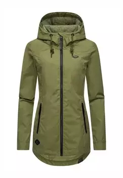 Дождевик/водоотталкивающая куртка ZUKA Ragwear, цвет olive
