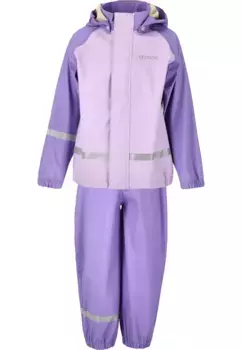 Дождевик ZIGZAG "GILBO" со светоотражающими элементами, цвет Flieder