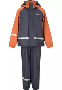 Дождевик ZIGZAG "GILBO" со светоотражающими элементами, оранжевый