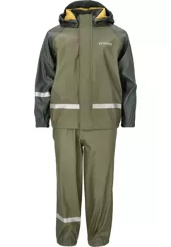 Дождевик ZIGZAG "GILBO" со светоотражающими элементами, зеленый