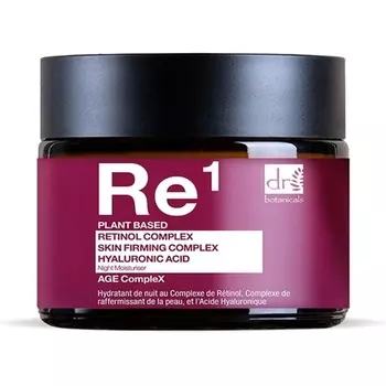 Dr Botanicals Антивозрастной укрепляющий ночной увлажняющий крем с ретинолом, гиалуроновой кислотой и подтягивающим кожу комплексом, 60 мл