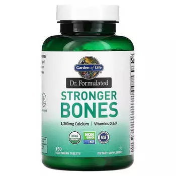 Dr. Formulated, укрепление костей 150 таблеток, Garden of Life
