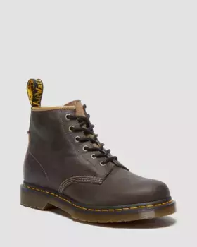 Dr. Martens 101 Замшевые ботильоны с длинным ворсом