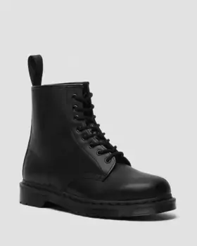 Dr. Martens 1460 Моно-сапоги из гладкой кожи на шнуровке, цвет Black — Smooth Leather