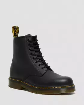 Dr. Martens 1460 Нескользящие кожаные ботинки на шнуровке, цвет Black — Industrial Full Grain