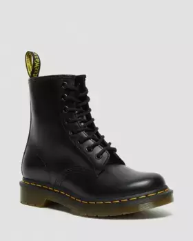 Dr. Martens 1460 Женские ботинки из гладкой кожи на шнуровке, цвет Black — Smooth Leather