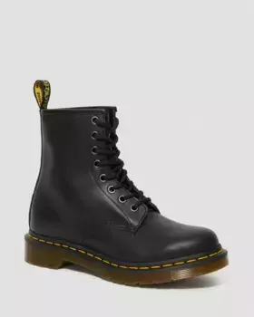 Dr. Martens 1460 Женские ботинки из кожи наппа на шнуровке, цвет Black — Nappa Leather