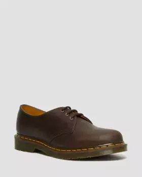 Dr. Martens 1461 Crazy Horse Кожаные оксфорды, цвет Brown — Crazy Horse