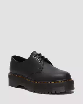 Dr. Martens 1461 Оксфорды на платформе Genix из наппы из мелиорированной кожи, цвет Black — Genix Nappa