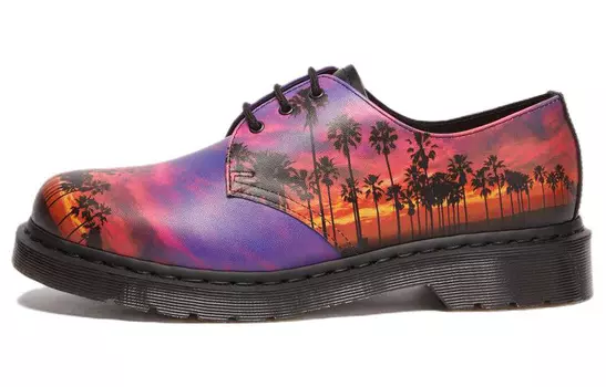 Туфли Dr.Martens 1461 3-Eye 'Purple Red'