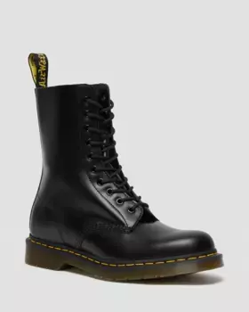 Dr. Martens 1490 Ботинки до середины икры из гладкой кожи, цвет Black — Smooth Leather