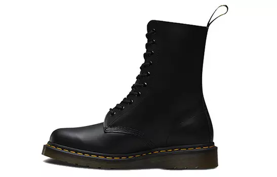 Dr. Martens 1490 Черная гладкая кожа Dr.Martens