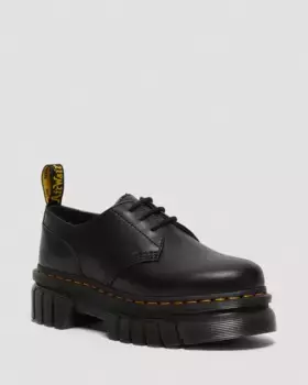 Dr. Martens Audrick Кожаные туфли на платформе наппа, цвет Black — Nappa Lux