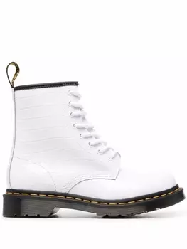 Dr. Martens ботинки 1460 на шнуровке, белый