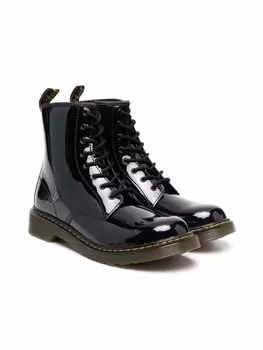 Dr. Martens ботинки 1460 на шнуровке, черный