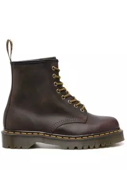 Dr. Martens ботинки 1460 на шнуровке, коричневый