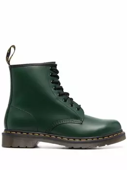 Dr. Martens ботинки 1460 на шнуровке, зеленый