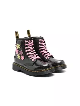 Dr. Martens ботинки 1460 с блестками, черный