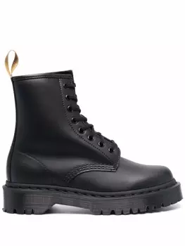 Dr. Martens ботинки из искусственной кожи на шнуровке, черный