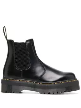 Dr. Martens ботинки на массивной подошве, черный