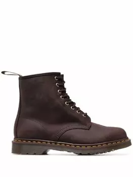 Dr. Martens ботинки на шнуровке, коричневый