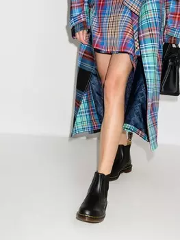 Dr. Martens ботинки Vintage с закругленным носком, черный