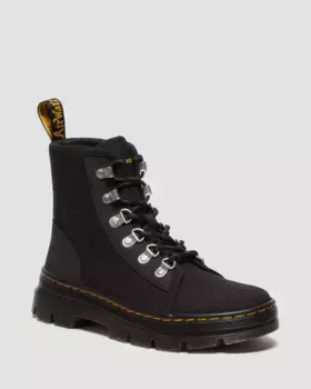Dr. Martens Combs Женские повседневные ботинки из полиэстера, цвет Black — Ajax+Extra Tough Poly