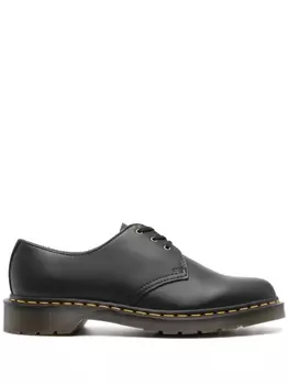 Dr. Martens дерби Felix с контрастной строчкой, черный