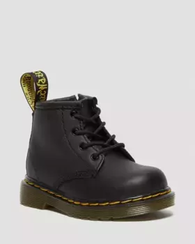 Dr. Martens Infant 1460 Softy T Кожаные ботинки на шнуровке, цвет Black — Softy T