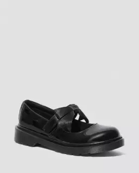 Dr. Martens Junior Maccy II Лакированные туфли Мэри Джейн, цвет Black — Patent Leather