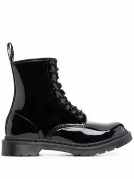 Dr. Martens лакированные ботинки, черный