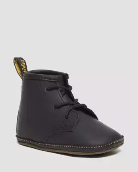 Dr. Martens Newborn 1460 Темно-рыжие кожаные ботильоны, цвет Black — Mason Pu Split+Mason Nw Synthetic