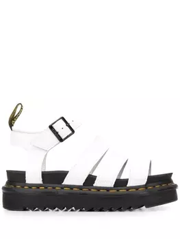Dr. Martens сандалии Blaire Softy на платформе с ремешками, белый