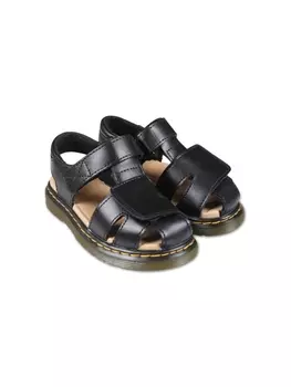 Dr. Martens сандалии Moby II на липучках, черный