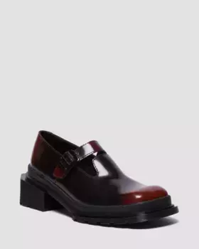 Dr. Martens Туфли Мэри Джейн Maybole с квадратным носком, цвет Black+Cherry Red — Arcadia