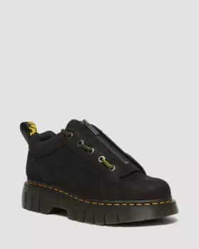 Dr. Martens Woodard Низкие повседневные ботинки из нубука из нубука, цвет Black — Titan