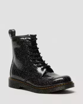 Dr. Martens Youth 1460 Блестящие ботинки на шнуровке, цвет Black — Cosmic Glitter