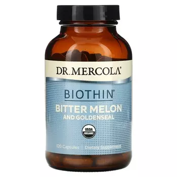 Dr. Mercola Biothin горькая дыня и желтокорень 120 капсул