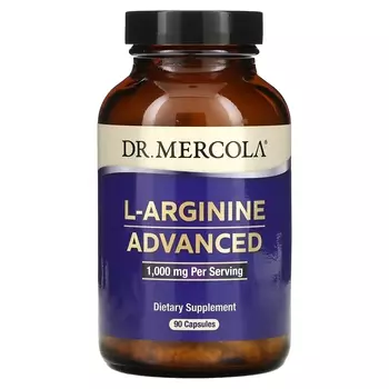 Dr. Mercola L-Arginine Advanced 1000 мг 90 капсул (333 мг в капсуле)