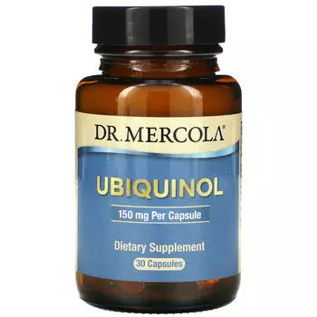 Dr. Mercola, убихинол, 150 мг, 30 капсул