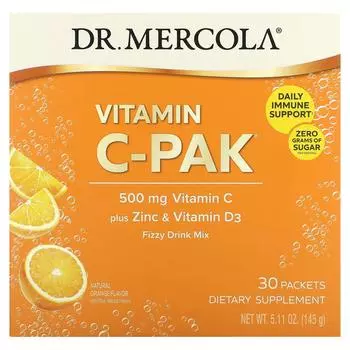 Dr. Mercola Витамин C-PAK натурального апельсина 30 шт.