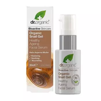 Dr.Organic улиточный гель здоровая стареющая сыворотка для лица Dr. Organic, 30 мл
