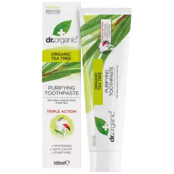 Dr.Organic зубная паста чайного дерева, 100 мл